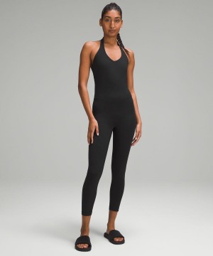 Body Lululemon Align™ Halter 25" Mujer Negras Chile | 718DSFMCE