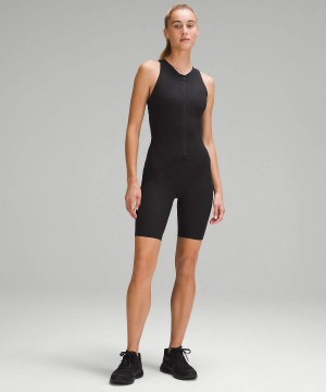 Body Lululemon SenseKnit Correr One-Piece Mujer Negras Chile | 406MVTIUS