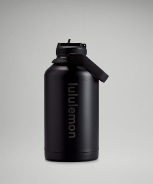 Botellas de Agua Lululemon Back to Life Deporte Bottle 64oz Mujer Negras Chile | 293BFSQZI