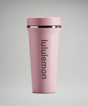 Botellas de Agua Lululemon Back to Life Tumbler 24oz Mujer Rosas Blancas Chile | 972GDYHPB