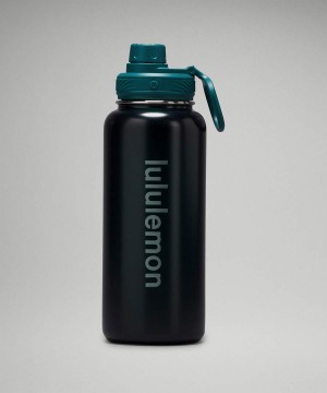 Botellas de Agua Lululemon Back to Life Deporte Bottle 32oz Shine Mujer Turquesa Chile | 589PSWJFN