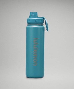 Botellas de Agua Lululemon Back to Life Deporte Bottle 24oz Mujer Azules Chile | 836LGZFPK