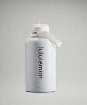 Botellas de Agua Lululemon Back to Life Deporte Bottle 64oz Mujer Blancas Chile | 483OCFJUX