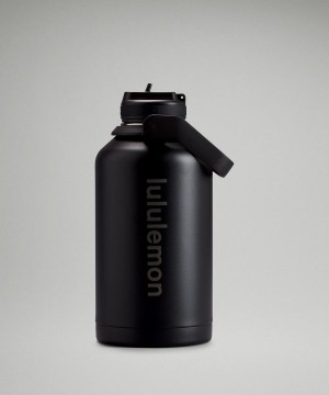 Botellas de Agua Lululemon Back to Life Deporte Bottle 64oz Hombre Negras Chile | 946MTODGH