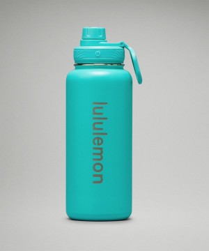 Botellas de Agua Lululemon Back to Life Deporte Bottle 32oz Hombre Turquesa Chile | 127VHYMNF