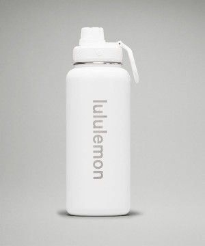 Botellas de Agua Lululemon Back to Life Deporte Bottle 32oz Mujer Blancas Chile | 519BOYMDC