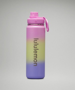 Botellas de Agua Lululemon Back to Life Deporte Bottle 24oz Mujer Moradas Chile | 540WSABCQ