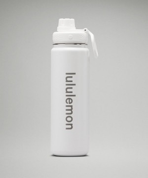 Botellas de Agua Lululemon Back to Life Deporte Bottle 24oz Mujer Blancas Chile | 592NHBLSA