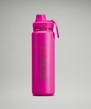 Botellas de Agua Lululemon Back to Life Deporte Bottle 24oz Mujer Rosas Chile | 892PRZXLG