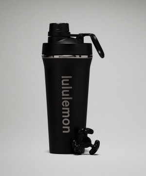 Botellas de Agua Lululemon Back to Life Shaker Bottle 24oz Hombre Negras Chile | 063ZLHXSJ