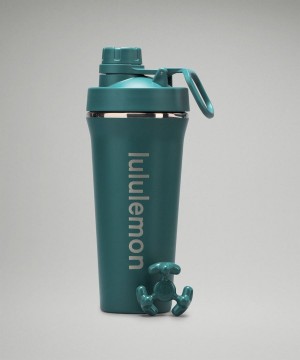 Botellas de Agua Lululemon Back to Life Shaker Bottle 24oz Hombre Turquesa Chile | 478PHCJXE