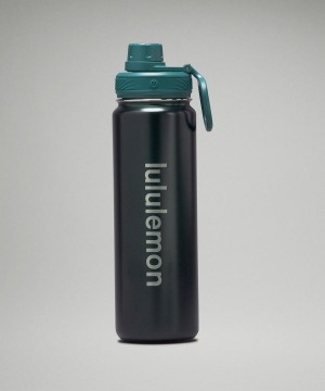 Botellas de Agua Lululemon Back to Life Deporte Bottle 24oz Shine Mujer Turquesa Chile | 193ULRHDX