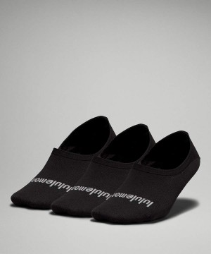 Calcetines Lululemon Daily Stride Comodidad No-Show 3 Pack Mujer Blancas Gris Negras Chile | 380IGUOWE