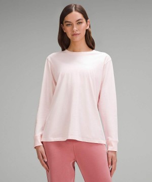 Camisa Manga Larga Lululemon All Yours Mujer Rojas Claro Chile | 506AUIRXS
