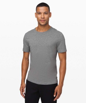 Camiseta Lululemon 5 Year Basic Hombre Gris Chile | 495CPEDTA