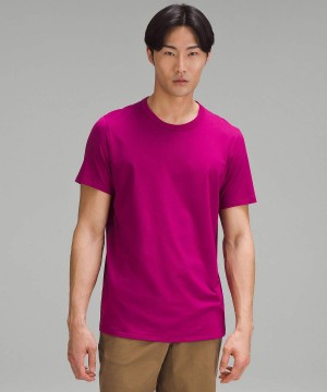 Camiseta Lululemon Fundamental Hombre Moradas Chile | 530UOQCTF