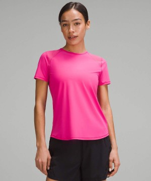 Camiseta Lululemon Sculpt Corta-Sleeve Mujer Rosas Chile | 189PSEBFR