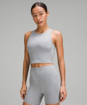 Camiseta sin Manga Lululemon Align™ High-Neck Mujer Gris Chile | 461LSAHPR
