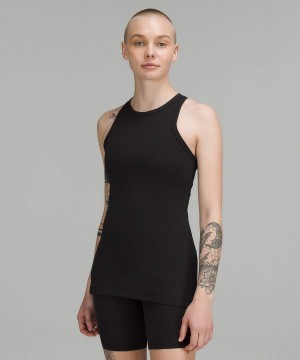 Camiseta sin Manga Lululemon Align™ Hip-Length Racerback Mujer Negras Chile | 724RMSNIQ