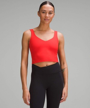 Camiseta sin Manga Lululemon Align™ Mujer Rojas Chile | 629OKLYUT