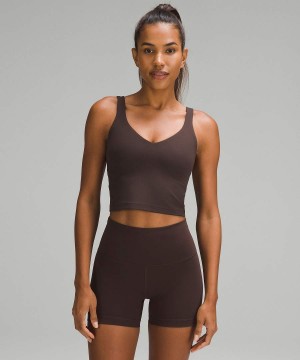 Camiseta sin Manga Lululemon Align™ Mujer Chocolate Chile | 469XDMVLF