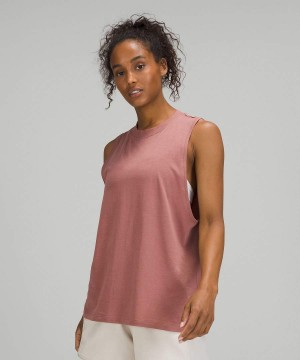 Camiseta sin Manga Lululemon All Yours Mujer Blancas Plateadas Chile | 482YLPEXR