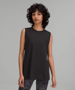 Camiseta sin Manga Lululemon All Yours Mujer Negras Chile | 795IFHYKL