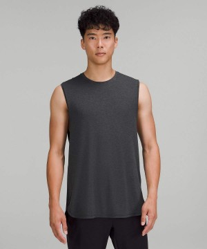 Camiseta sin Manga Lululemon Balancer Hombre Negras Chile | 561REBIHU