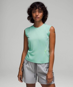 Camiseta sin Manga Lululemon Cap Sleeve Senderismo Mujer Verde Menta Chile | 973OLDCZN