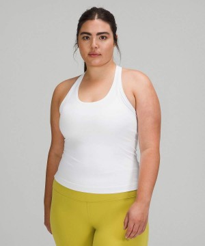 Camiseta sin Manga Lululemon Cool Racerback Nulu Corta Mujer Blancas Chile | 492HLFQSX