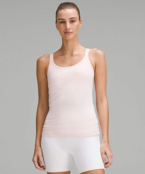 Camiseta sin Manga Lululemon Ebb to Calle Mujer Rojas Claro Chile | 035GPTUHW