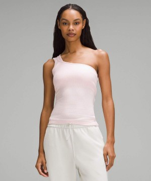 Camiseta sin Manga Lululemon Hold Tight One-Shoulder Mujer Rojas Claro Chile | 768LEHRMD