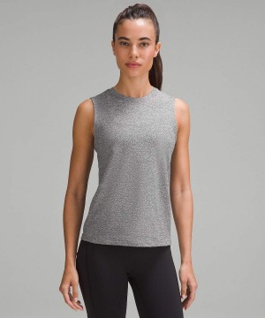 Camiseta sin Manga Lululemon License to Train Classic-Fit Mujer Negras Chile | 106MAGTLY