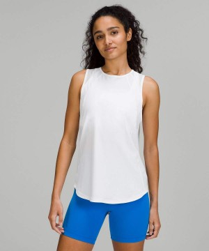 Camiseta sin Manga Lululemon Sculpt Back Vent Mujer Blancas Chile | 549FGHRCW