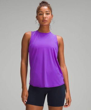Camiseta sin Manga Lululemon Sculpt Mujer Azules Chile | 562MNFPTH