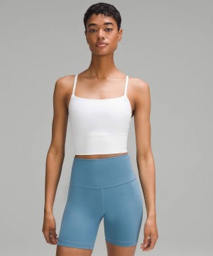 Camiseta sin Manga Lululemon Wunder Train Tiras Mujer Blancas Chile | 853GRXAWP