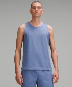 Camiseta sin Manga Lululemon Zeroed In Hombre Azules Chile | 796VLGXQI