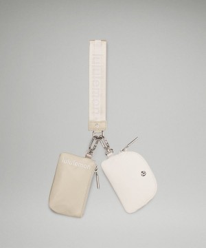 Carteras Lululemon Dual Pouch Mujer Beige Blancas Blancas Chile | 982GOPIDK