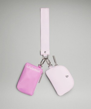 Carteras Lululemon Dual Pouch Mujer Moradas Rosas Chile | 209ARKWOE