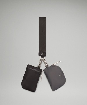 Carteras Lululemon Dual Pouch Mujer Negras Gris Chile | 738ACOVKR