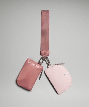Carteras Lululemon Dual Pouch Mujer Rosas Chile | 304WELIAH
