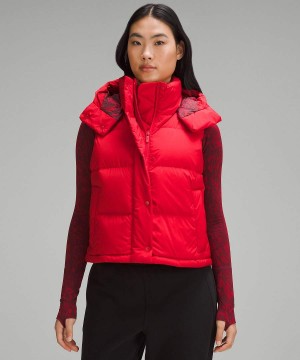 Chaleco Lululemon Lunar New Year Wunder Puff Cropped Mujer Rojas Rojas Multicolor Chile | 160FDABIU