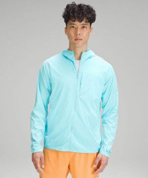 Chaquetas Lululemon Fast and Free Hombre Azules Chile | 196PQFGKB