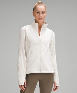 Chaquetas Lululemon Fleece-Forro Correr Mujer Blancas Chile | 057ERFMDL