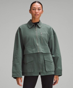 Chaquetas Lululemon Glyde 2-in-1 Adaptable Mujer Negras Chile | 056NBCZQW