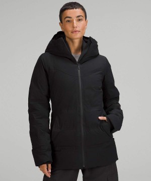 Chaquetas Lululemon StretchSeal Sleet Calle Mujer Negras Chile | 027GNMLAD