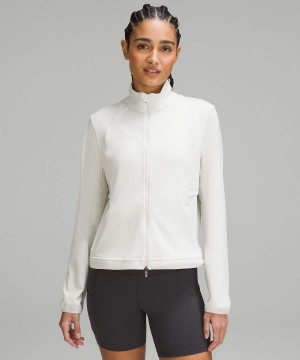 Chaquetas Lululemon Ventilating UV Protection Correr Mujer Beige Chile | 461TZSFBX