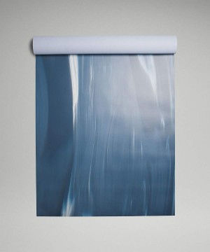 Colchonetas de Yoga Lululemon The Mat 3mm Made With FSC™ Certified Rubber Mujer Azules Azules Blancas Azules Chile | 374IEVGCZ