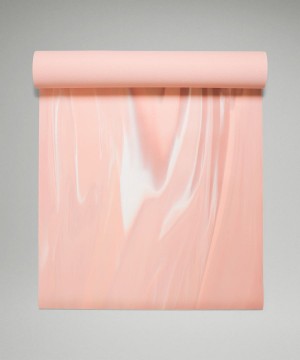 Colchonetas de Yoga Lululemon The Mat 5mm Made With FSC™ Certified Rubber Mujer Rosas Rosas Blancas Rosas Chile | 359HCFVNE