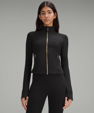 Define Jacket Lululemon Cropped Nulu Mujer Negras Doradas Chile | 371OJSCBI